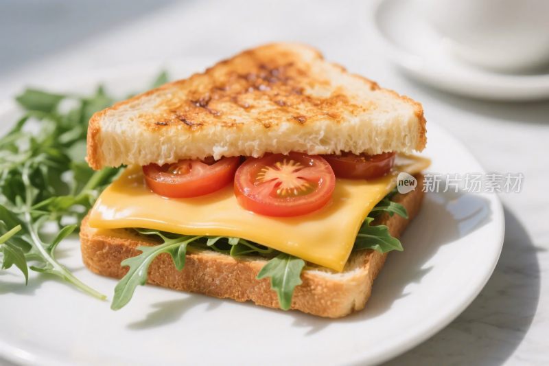 美味三明治美食摄影