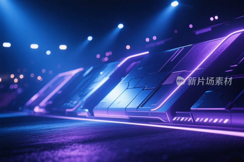 未来科技舞台场景