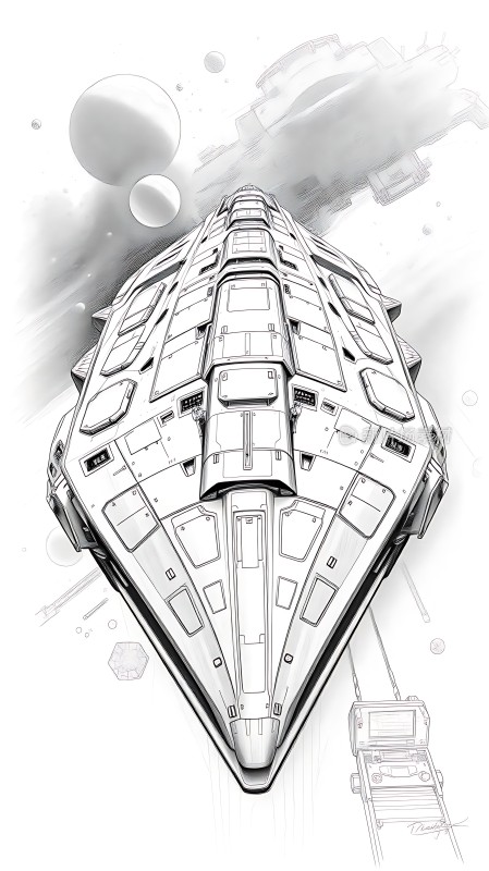 星际飞船探索未知宇宙