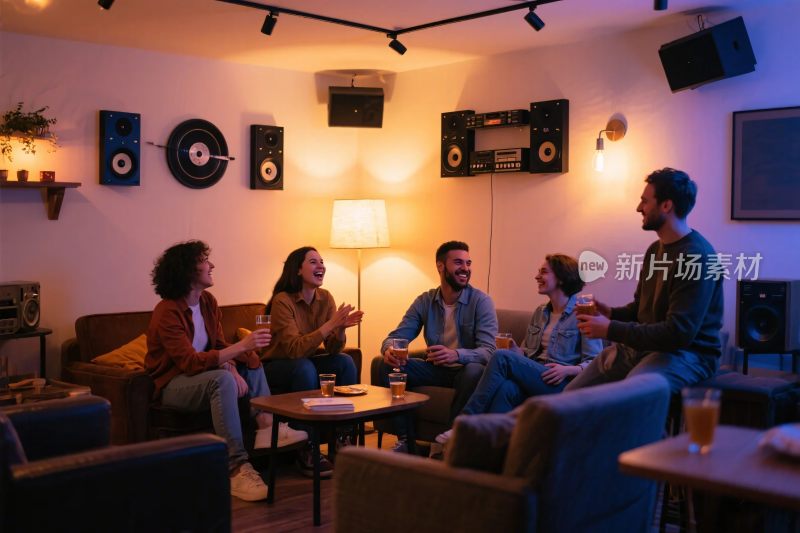 室内休闲交流场景