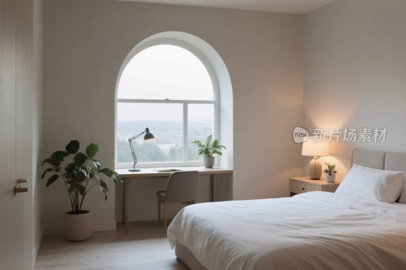 简约卧室室内场景