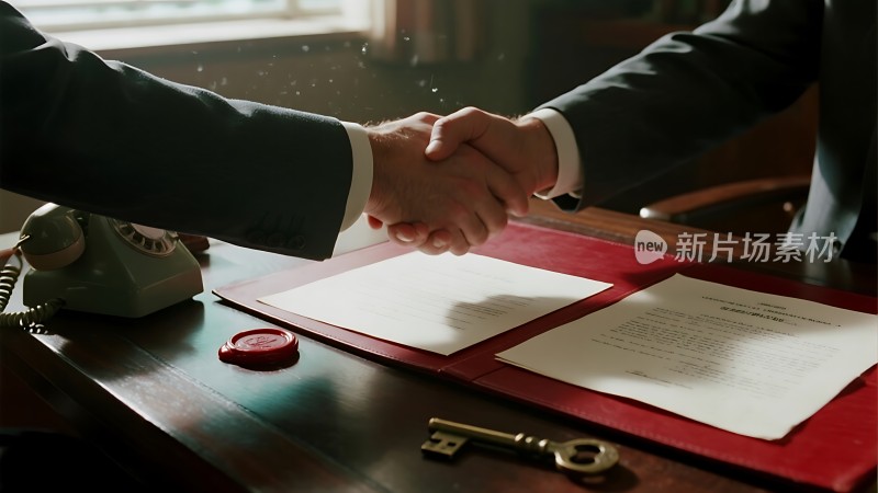 商务合作握手协议