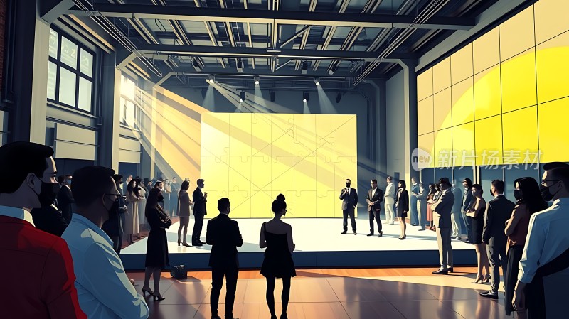 新品发布会现场