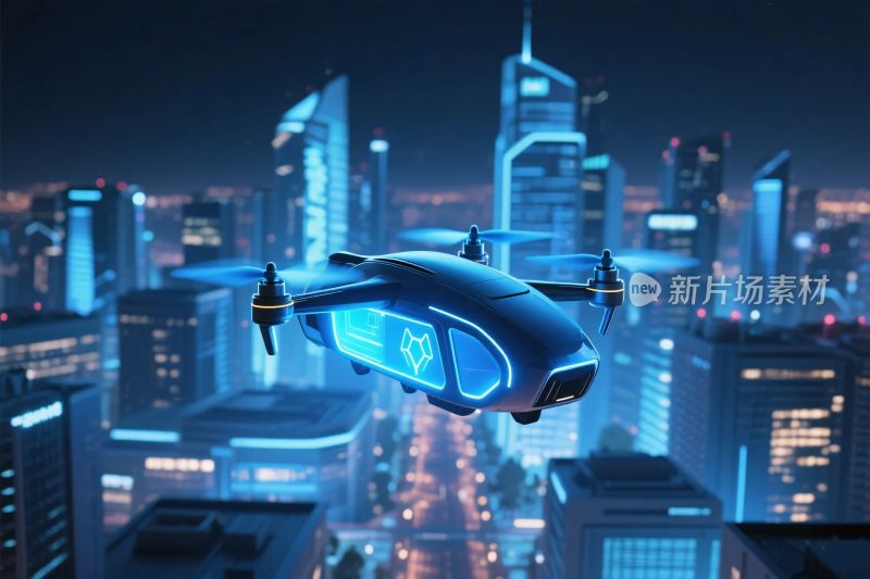 未来城市智能无人机