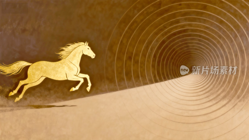 2026马年十二生肖午马动感的马