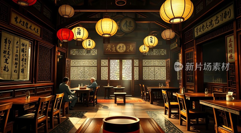 古色古香茶馆传统韵味尽在眼前