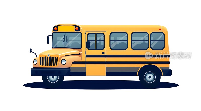 黄色校车安全出行守护未来