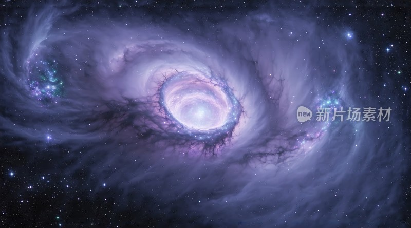 紫色星云旋涡
