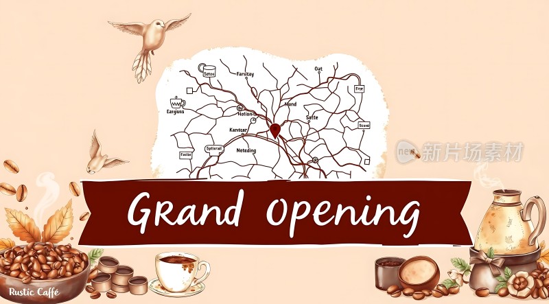 乡村咖啡店盛大开业