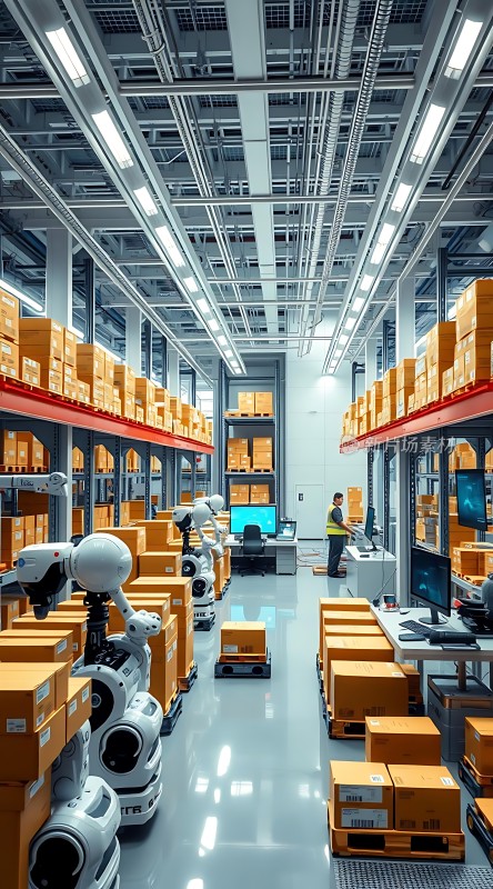 智能仓库机器人与人工协作的高效物流中心