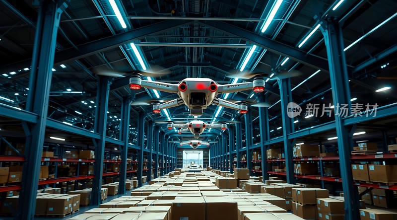 智能仓库无人机配送系统