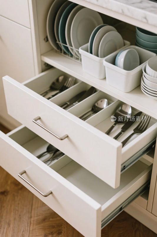厨房餐具收纳柜