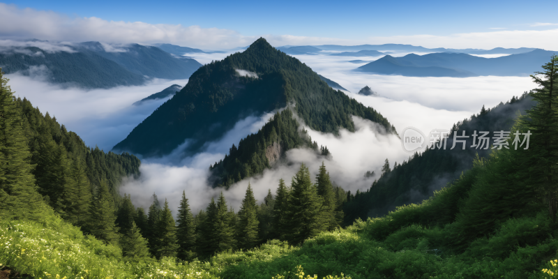 云海日出山峰