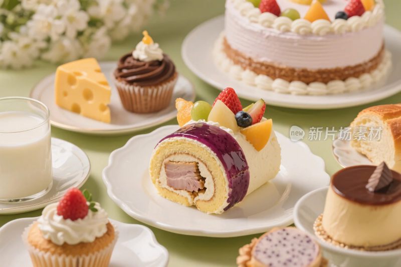 甜点美食展示图