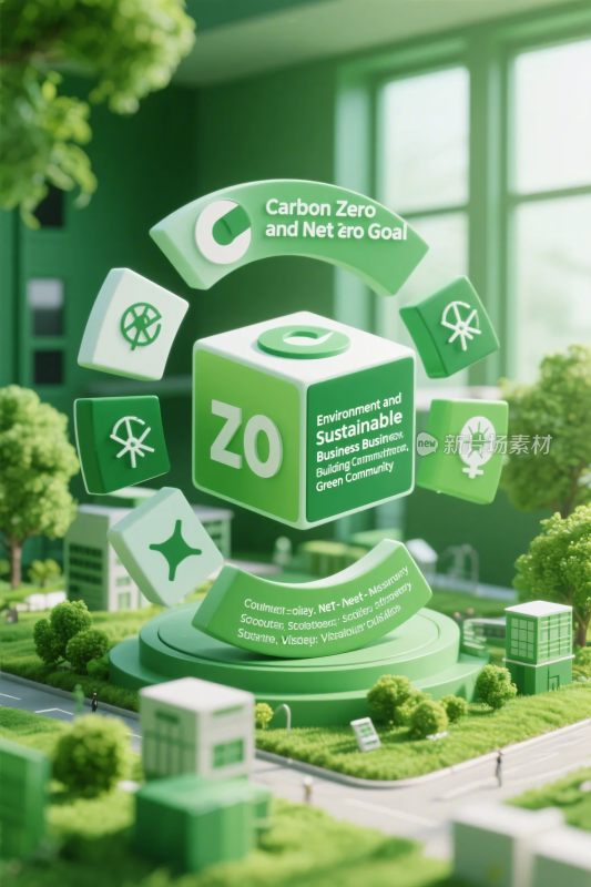 低碳环保概念插画