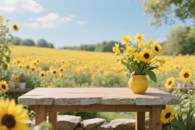 田园向日葵风景