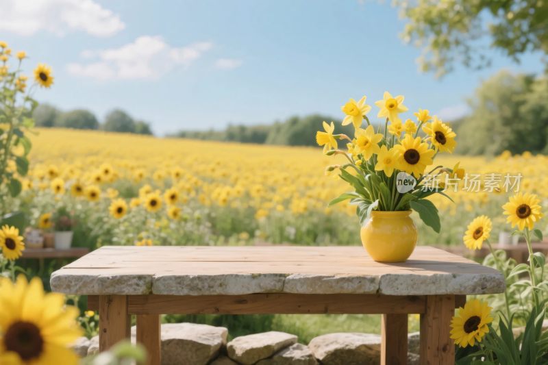 田园向日葵风景