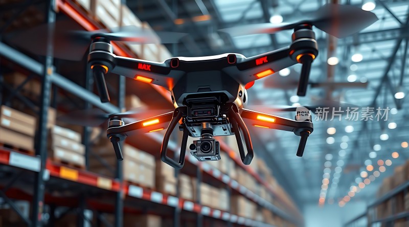 智能仓储无人机高效作业