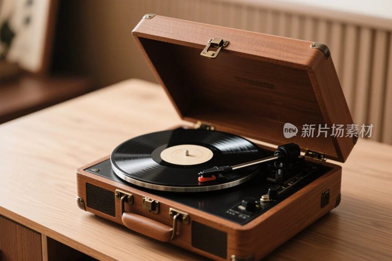 复古留声机唱片机
