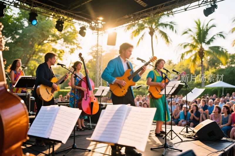 户外音乐现场演出