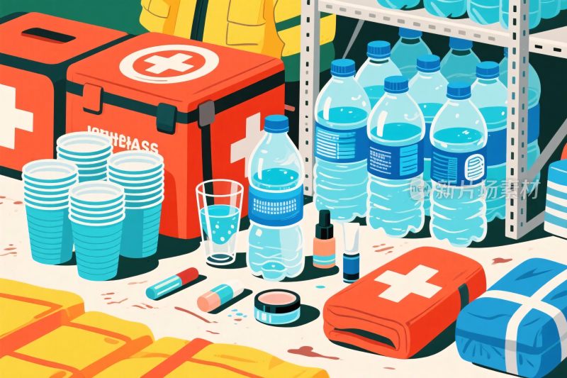 急救物资插画集合
