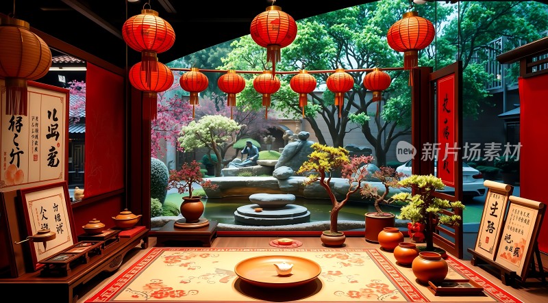 古风茶室雅致静好