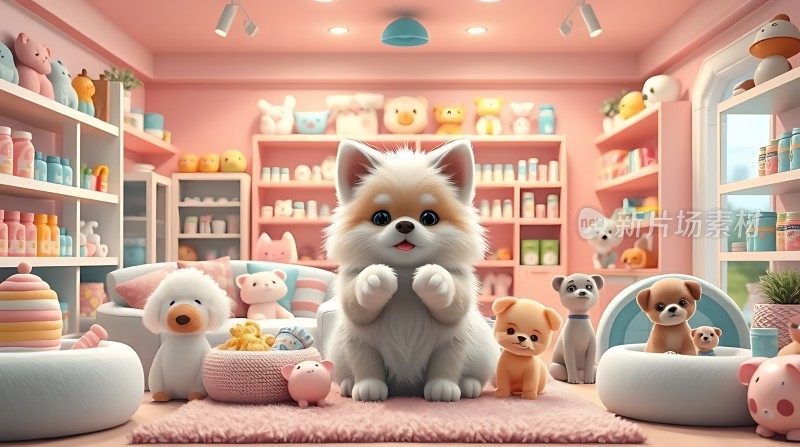 温馨宠物店萌宠齐聚乐翻天