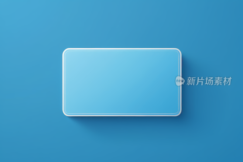 蓝色背景上蓝色方形物体特写图片