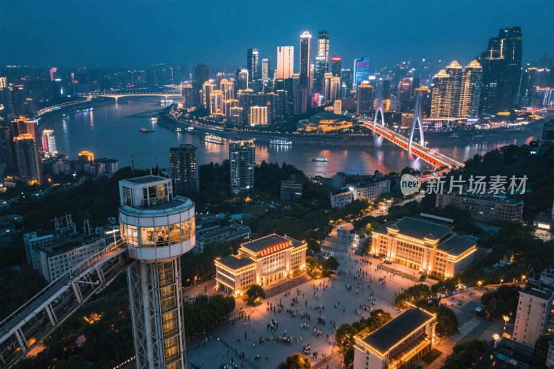 城市夜景风景照