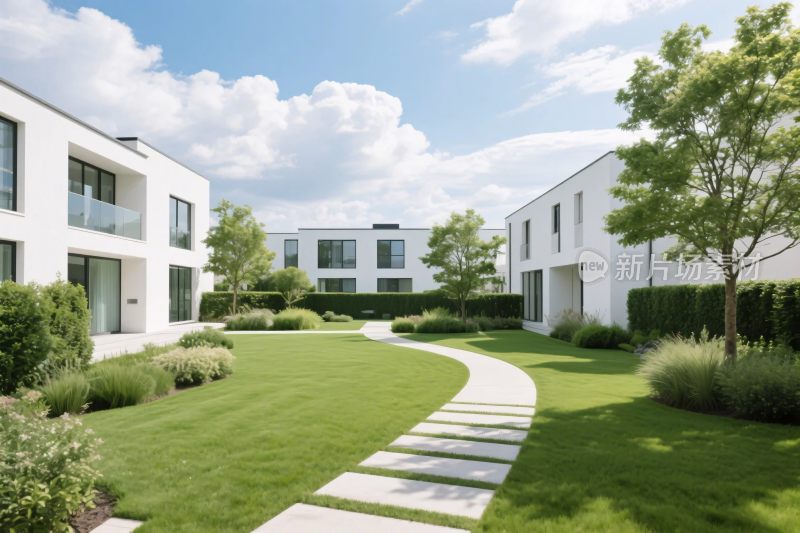 现代住宅庭院景观