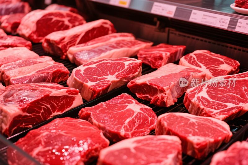 生鲜肉类陈列图