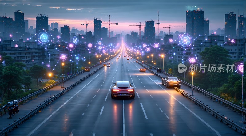 未来之城智能交通