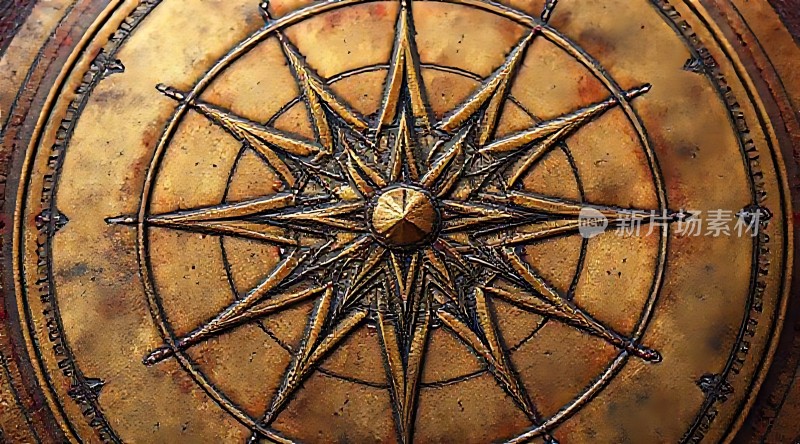 金色罗盘指引方向