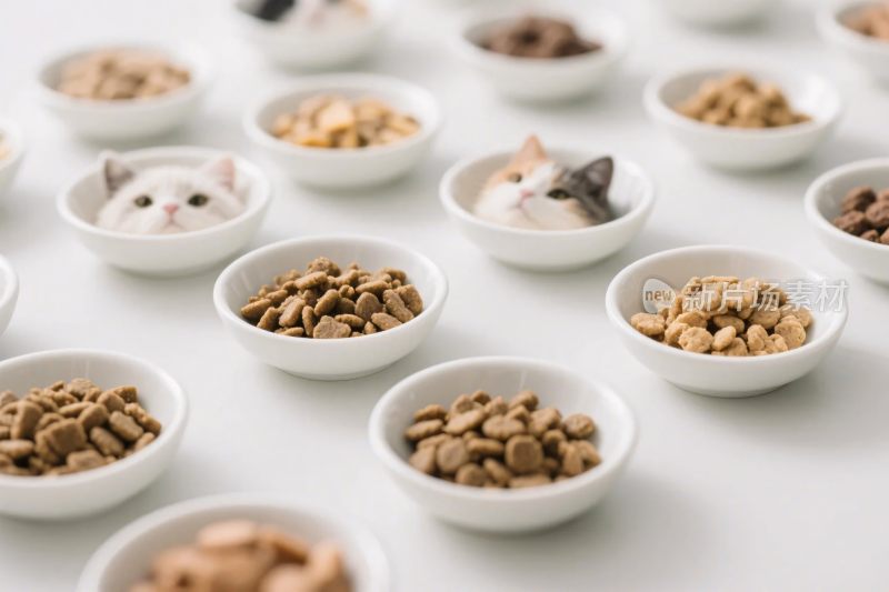 宠物猫粮碗展示