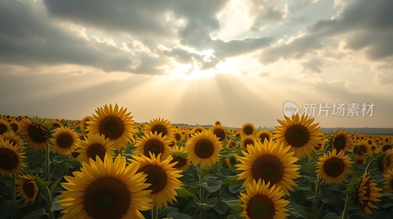 向日葵海阳光下的希望