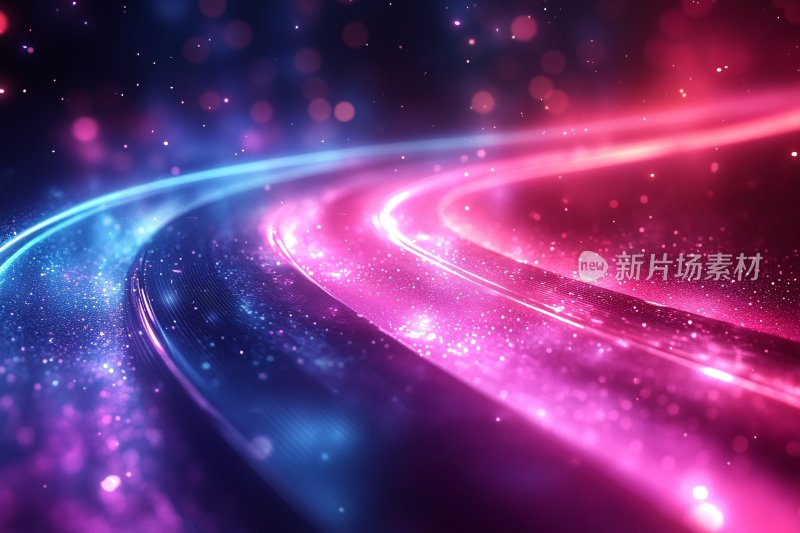 梦幻炫彩光线背景图