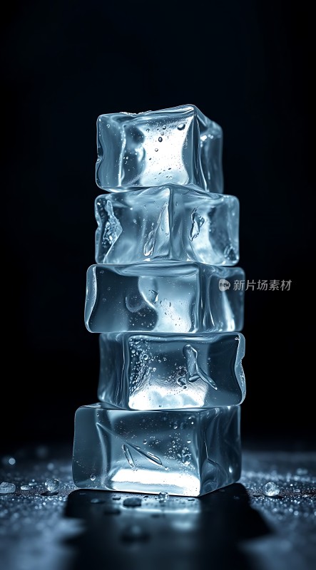 冰块堆叠