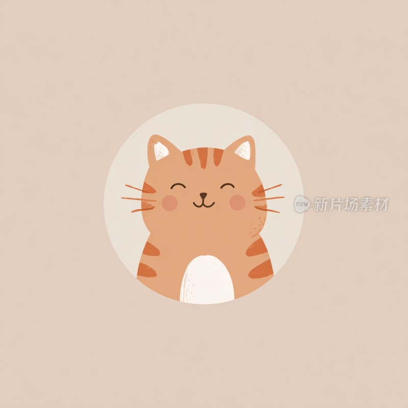 可爱卡通猫咪插画