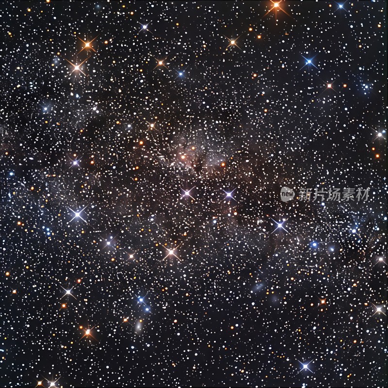 璀璨星空下的宇宙奇观