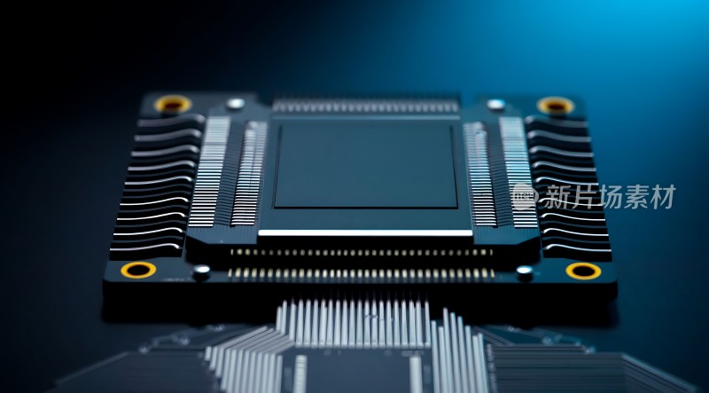 芯片矩阵科技感十足