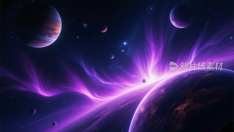 宇宙星空科幻插画