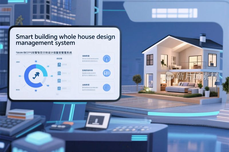 智慧建筑房屋设计管理界面