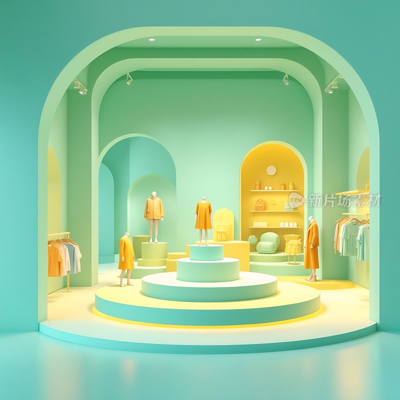 时尚橱窗设计展示