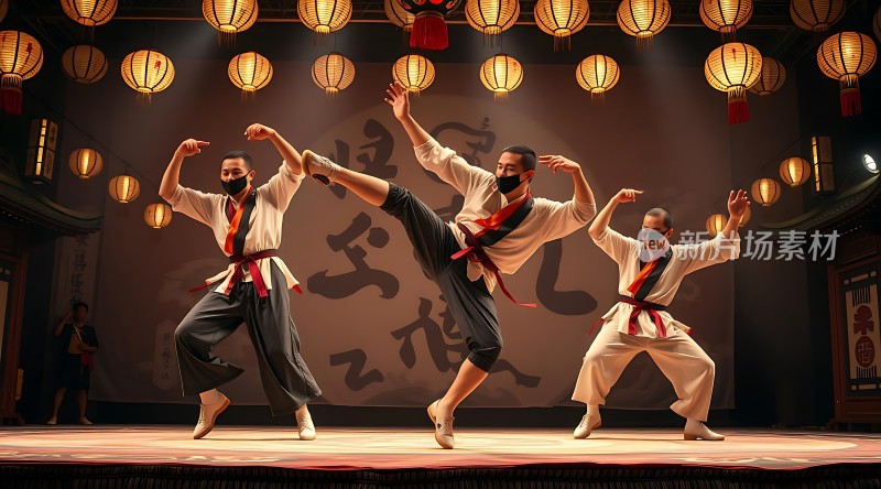 舞者演绎传统艺术之美