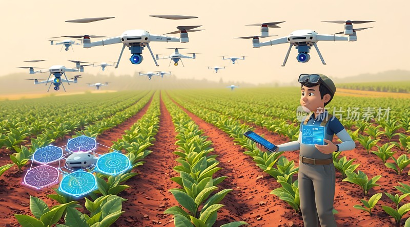 智能农业无人机与机器人协同工作