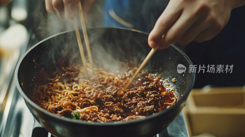 韩式辛拉面牛肉