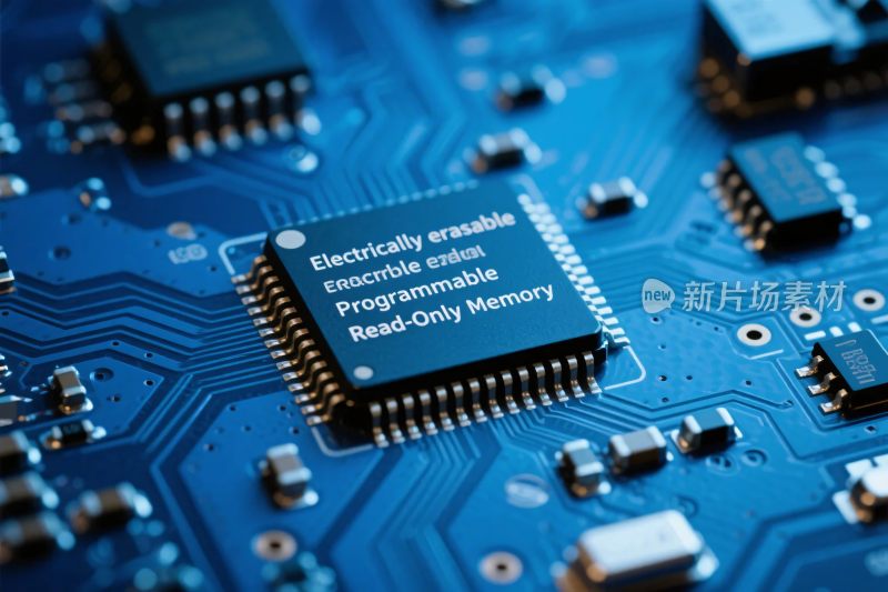 电路板芯片特写