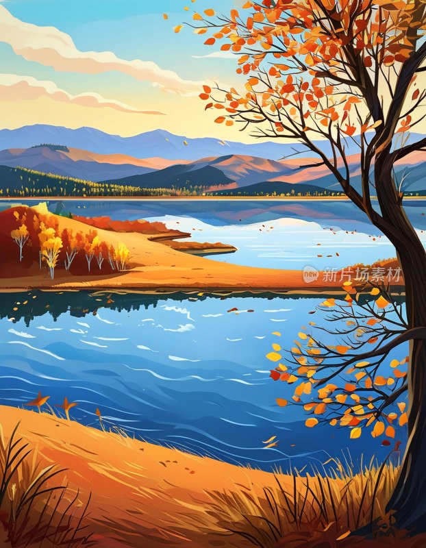 塞罕坝秋景如画