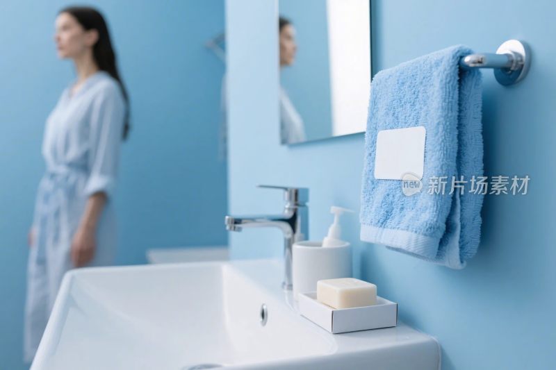 浴室洗手台场景图