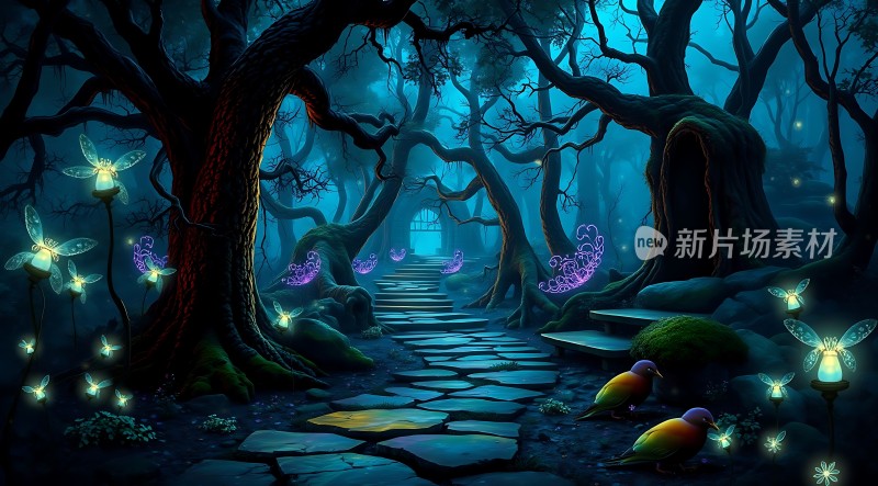 神秘森林夜光之旅